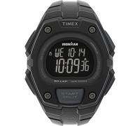 Timex Ironman Classic 30 übergroße 43 mm Armbanduhr, Schwarz/negativ, Chronograph