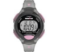 Timex Ironman Damen-Armbanduhr, 34 mm, schwarzes Polyurethan-Armband, digitales Ziffernblatt, schwarzes Gehäuse TW5M65700