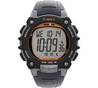 Timex Ironman Essential Herren-Armbanduhr, 44 mm, graues Polyurethan-Armband, digitales Ziffernblatt, graues Gehäuse TW5M64500
