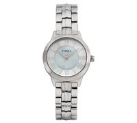 Timex Main Street Damen-Armbanduhr, 30 mm, silber