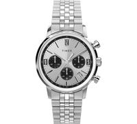 Timex Marlin Chrono Herren Silber Uhr TW2W10400 Einheitsgröße