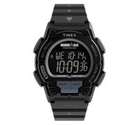 Timex Ironman Classic Herren-Armbanduhr, 42 mm, schwarzes Armband aus Kunstharz, digitales Zifferblatt, schwarzes Gehäuse TW5M64800