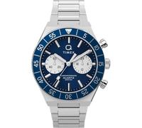 Timex Q Timex Continental Silber Herren Armbanduhr TW2Y55900 Einheitsgröße