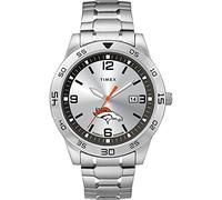 Timex Men's x NFL Men's Citation Broncos Silver Analog Watch