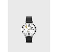 Timex Peanuts Marlin 38mm Snoopy 75th Anniversary White Dial and Black Leather Strap 38mm case men Watches white in Größe:ONE SIZE