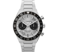 Timex Q Timex Continental Silber Herren Armbanduhr TW2Y55800 Einheitsgröße