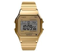 Timex Siehe T80 34 mm Bracelet extensible en Acier inoxydable