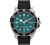 Timex Armbanduhr Harborside Coast TW2V91700 Herren 43 mm Quarz Plexiglas schwarzes Kautschukband