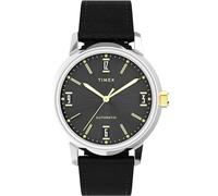 Timex TW2W33900 Herren Armbanduhr Marlin Automatikuhr schwarz schwarz klassisch, Schwarz , Klassisch