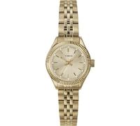 Timex TW2W91000 Trend Damen-Armbanduhr, 25 mm, goldfarbenes Edelstahlarmband mit goldfarbenem Zifferblatt und goldfarbenem Gehäuse
