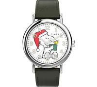 Timex Herren Analog Quarz Armbanduhr Peanuts Weekender Main Line