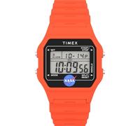 Timex TW2Y13300 Main Street Herren-Armbanduhr, 36 mm, orangefarbenes Harzarmband mit N/A-Zifferblatt und orangefarbenem Gehäuse