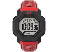 Timex Herrenuhr UFC Strength Knockout 48 mm rotes Harzband TW2V88200