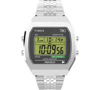 Timex Uhren - Digitaluhr Timex T80 Steel - Gr. unisize - in Silber - für Damen