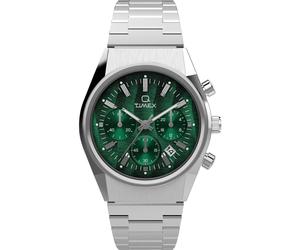 Timex Uhren - Quartz Analog Chronograph Q Timex® Falcon Eye Chro - Gr. unisize - in Silber - für Damen