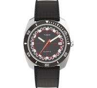 Timex Uhren - Quarz-Analoguhr Q Timex Reissue 1971 Velocity - Gr. unisize - in Schwarz - für Damen