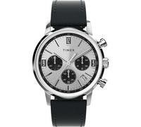 Chronograph TIMEX "MARLIN", schwarz, Armbanduhren, Herren, Quarzuhr, Armbanduhr, Herren, Datum, Stoppfunktion, 12/24-Std.-Anzeige (28847223-0) schwarz