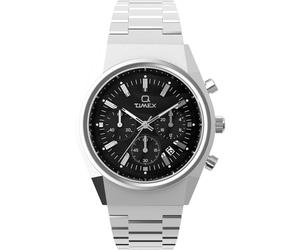 Timex Uhren - Quarz-Chronographenuhr Q Timex® Falcon Eye Chronog - Gr. unisize - in Silber - für Damen