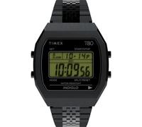 Digitaluhr TIMEX "TIMEX LAB TIMEX 80", schwarz, Armbanduhren, Herren, Quarzuhr, Armbanduhr, Herrenuhr,Edelstahlarmband (53582531-0) schwarz