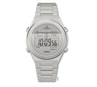 Timex Uhren - Quarz-Digitaluhr Q Timex Q80 Continental - Gr. unisize - in Silber - für Damen