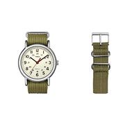 Timex Unisex-Armbanduhr Analog Quarz mit Armband (grün)