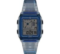 Timex Unisex Digital Quarz Uhr mit Harz Armband TW2W45100VQ