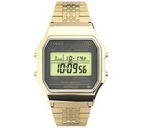 Timex Unisex Digital Uhr T80 mit Edelstahl Armband