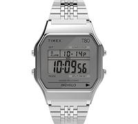 Timex Unisex Digital Uhr T80 mit Edelstahlarmband