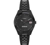 Timex Unisex Wednesday Legacy 36 mm Armbanduhr, dreifach schwarz