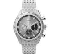 Timex Waterbury Traditionelle Herrenuhr, 41 mm, Edelstahl/Edelstahl/Silberton