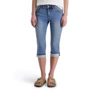 Timezone 3/4 Damen Jeans Slim TALITZ 3/4 - Mid Waist - Slim Fit - Blau, Größe:W 25, Farbe:T1 50016.3337-27-30110 Caribbean Blue Wash