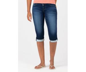 Timezone 3/4 Damenjeans Slim EnyaTZ grape blue wash Blau 32
