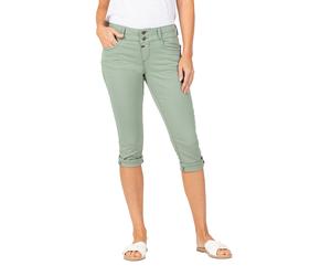 Timezone 3/4 Damenjeans Slim EnyaTZ tea green Grün 28