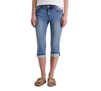 Timezone 3/4 Damenjeans Slim TaliTZ caribbean blue wash Blau 26