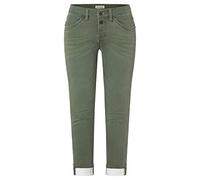 Timezone 7/8 Damen Jeans NaliTZ - Slim Fit - Grün - Rainforest Green W25-W32 Stretch 83% Baumwolle, Größe:W 25, Farbvariante:Rainforest Green 4060