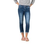 Timezone 7/8 Damen Jeans Slim NALITZ 7/8- Mid Waist - Slim Fit - Blau W24-W33, Größe:W 33, Farbe:T1 70080.3014-31-6442 Brisk Blue wash