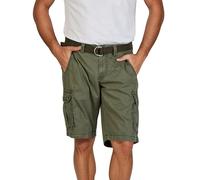 Timezone Cargo Shorts Herren mit Gürtel Regular Fit MaguireTZ Kurze Hosen Cargoshorts Sommer 100% Baumwolle, Größe:40, Farbe:Olive Wood (4211)