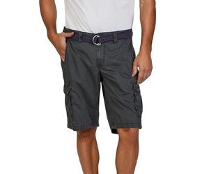 Timezone Cargo Shorts Herren mit Gürtel Regular Fit MaguireTZ Kurze Hosen | Cargoshorts Sommer 100% Baumwolle Beige Grau Grün Blau 30 31 32 33 34 36 38 40
