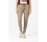 Timezone Cargohose in Beige - Größe W28 | Damenhosen
