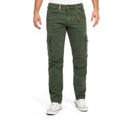 Timezone Cargohose Regular BenTZ green minimal Grün W38-L34