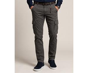 Timezone Cargohose Regular Fit BenTZ charcoal grey Grau W34-L36