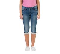 Timezone Damen 3/4 Shorts Slim TaliTZ 15-10016 - 03-3337, 0. Keine Angaben, Gr. W24, Blau (Blue Denim wash 3041)