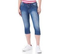 Timezone Damen 3/4 Tight AleenaTZ 3 4, Blue Denim Wash, 26W EU
