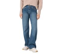 Timezone Damen Jeans Comfort CORATZ WOMANSHAPE - High Waist - Regular Fit - Blau, Größe:28W / 30L, Farbe:3074-30045 Scandi Mid Blue Wash