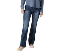 Timezone Damen Jeans Slim LISATZ - Mid Wasit - Slim Fit - Blau - Bootcut Leg, Größe:32W / 30L, Farbe:3339-30087 Riders Blue Wash