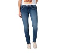 Timezone Damen Jeans Slim TAHILA TZ - Mid Waist - Slim Fit - Blau W25-W33 Stretch, Größe:32W / 32L, Farbe:T1 70005.3337-27-6893 Blue Denim wash