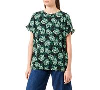 Timezone Damen Printed Sporty Blouse Bluse, Mehrfarbig, X-Large
