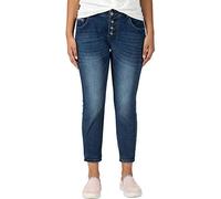 Timezone Damen Regular Jillytz Cropped Slim Jeans,per Pack Blau (Skylight Blue wash 3336),W25 (Herstellergröße:25)
