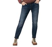 Timezone Damen Regular Jillytz Freizeithose, Deep Royal Blue Wash, 26W 32L EU