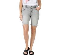 Timezone Damen Regular JillyTZ Short, Marble Grey Wash, 27W EU